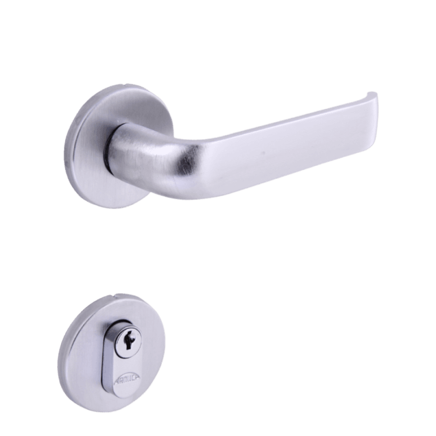 FECHADURA MILENAR FECHADURA EXTERNA INTERNA WC BANHEIRO VICTORIA CROMADO ESCOVADO ANTIQUE Portas Milenar Loja de Portas em Curitiba e Região Metropolitana