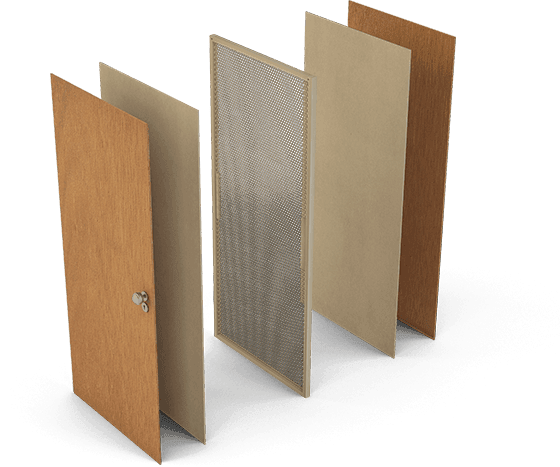 Portas Internas Preeenchimento colméia